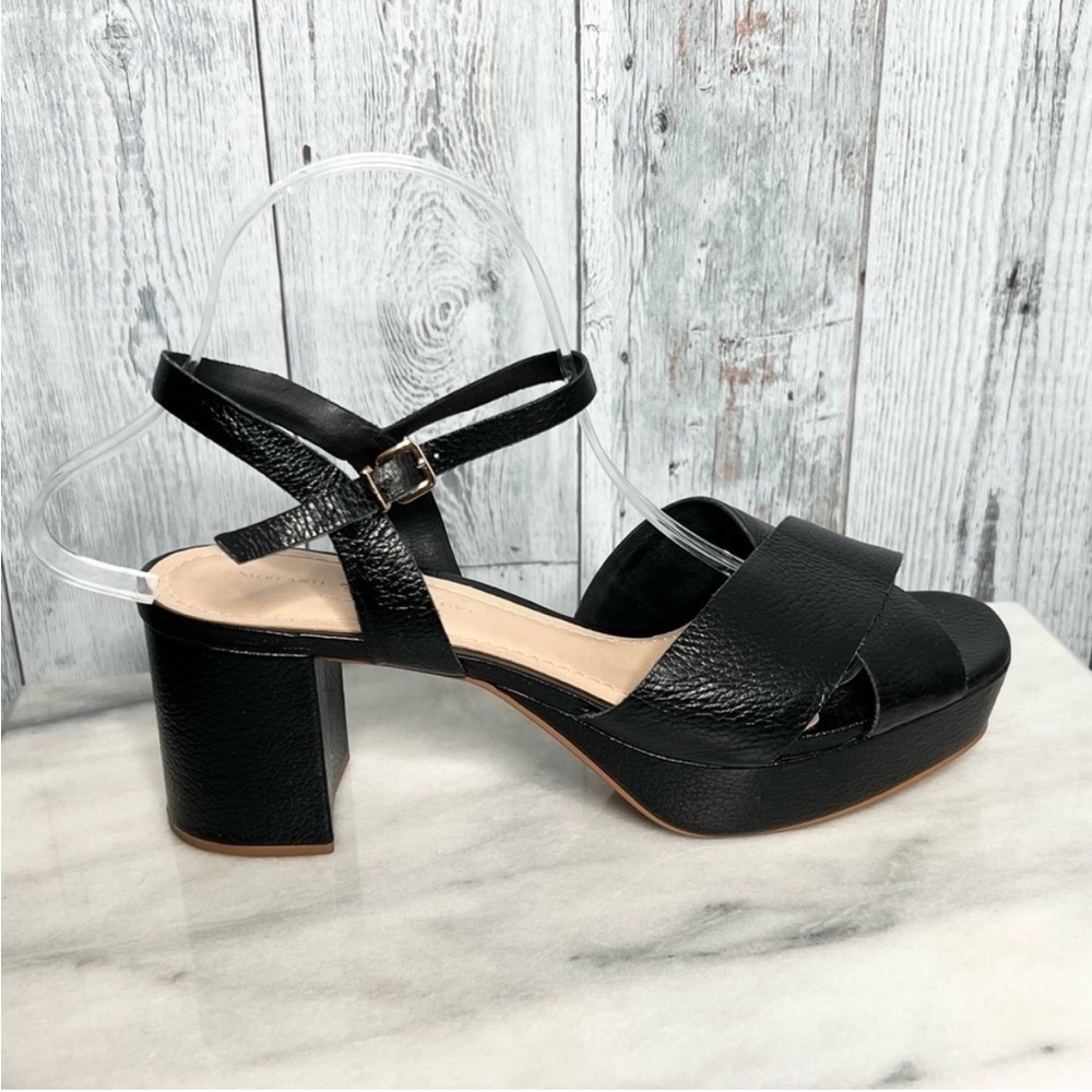Leather platform sandals Mercanti Fiorentini